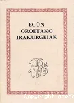 Egün oroetako irakurgeiak