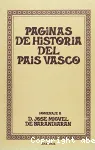 Paginas de historia del Pais Vasco