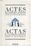 Actes des Premières Journées franco-espagnoles sur le patrimoine (Toulouse / Blagnac, 3-5 novembre 1988)
