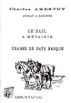 Le bail à métairie