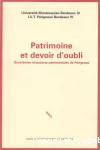 Patrimoine et devoir d'oubli